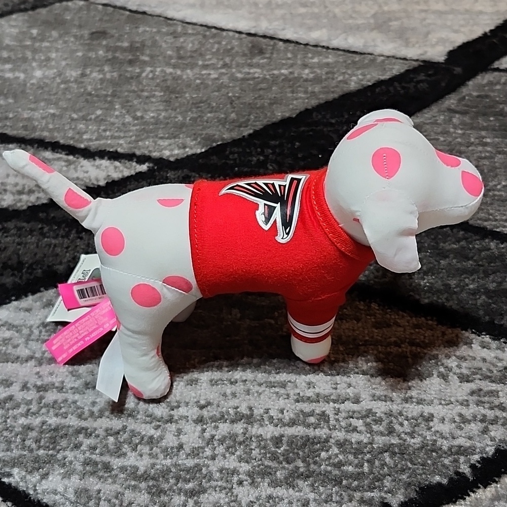 VS PINK RARE ATLANTA FLACONS 1ST-EDITION NFL JERSEY  PLUSH COLLECTIBLE DOG - Picture 8 of 15